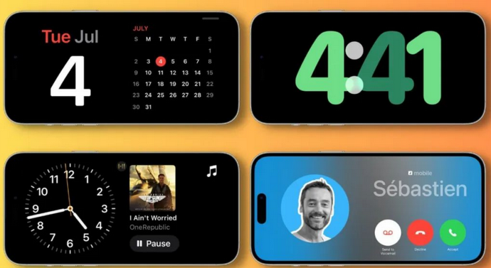 高阳苹果手机维修分享iOS17横屏充电待机显示有什么好处 