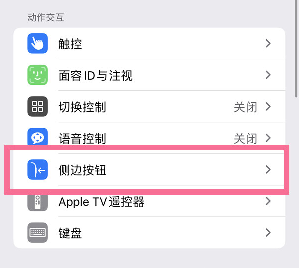 高阳苹果14维修店分享iPhone14 Plus侧键双击下载功能关闭方法 