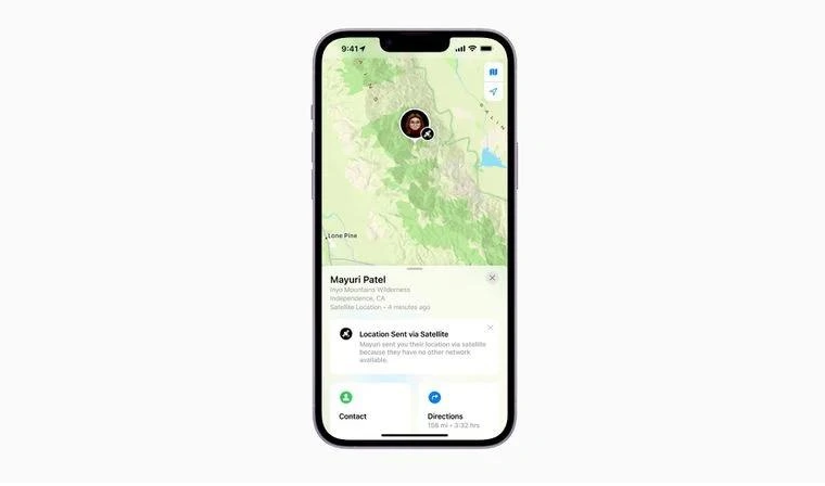 高阳苹果14维修分享iPhone14系列中 FindMy功能通过卫星分享位置方法教程 