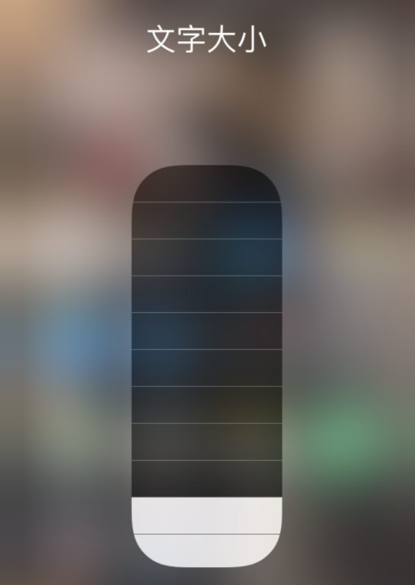 高阳苹果手机维修分享小技巧：在 iPhone 控制中心快速调节字体大小 